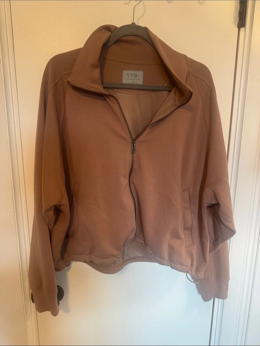 YPB Taupe Zip-Up Women's Jacket XL